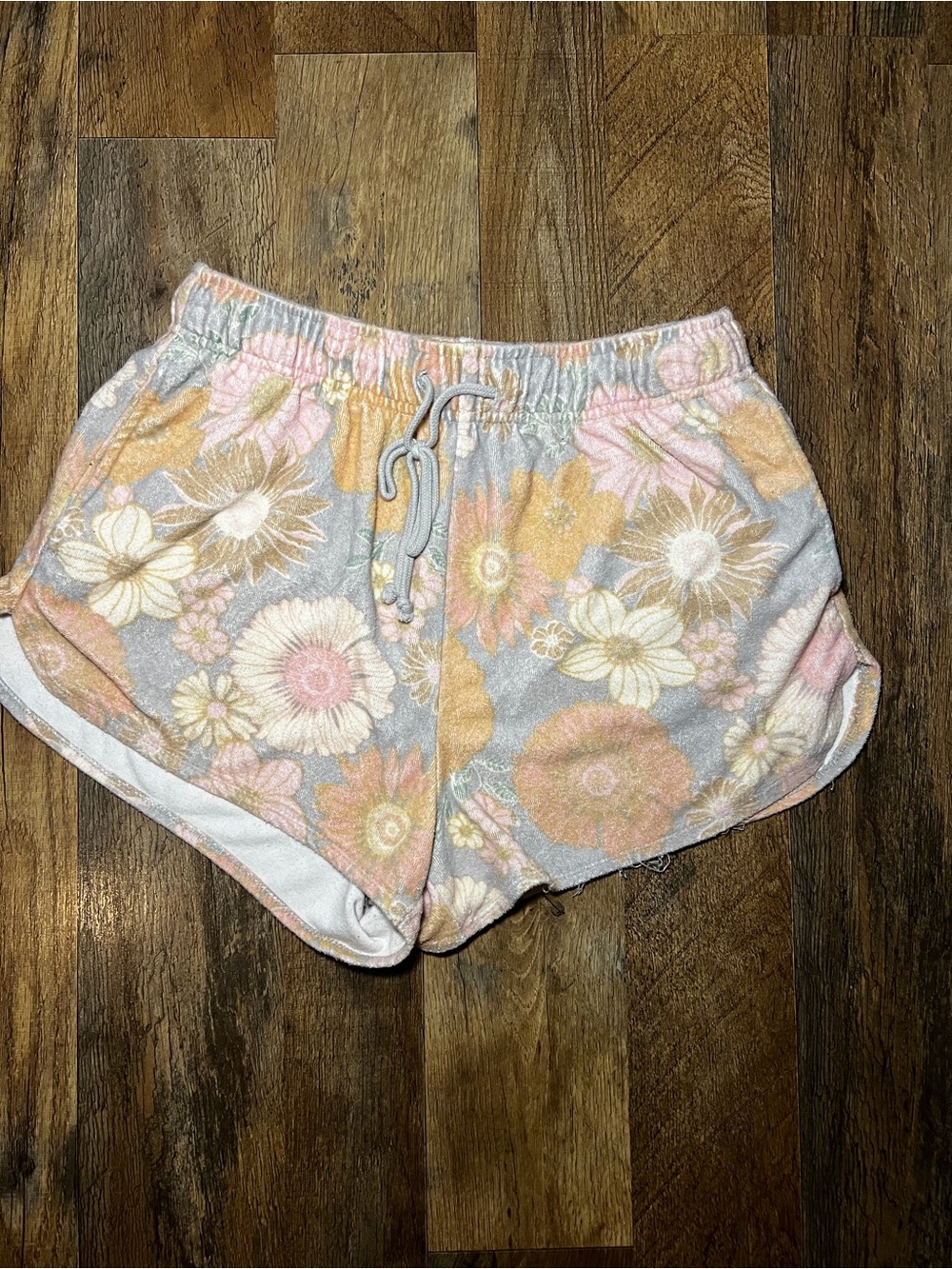 Wild Fable Pastel Terry Cloth Shorts - Pink, Peach, Cream, Gray